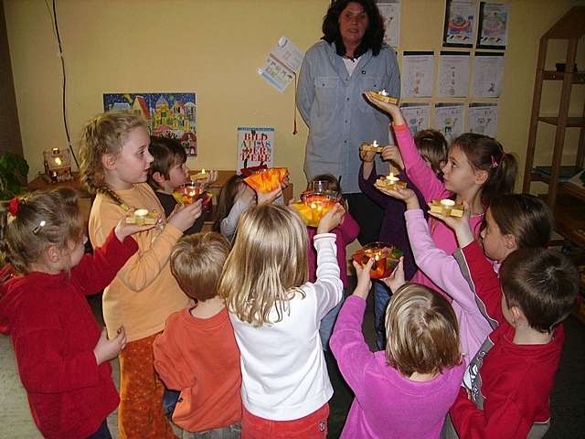 Krippen-Projekt im Kindergarten