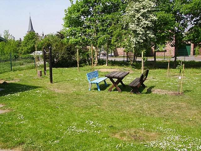 Pflanzaktion im Kindergarten