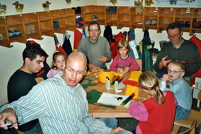 Laternen basteln 2004