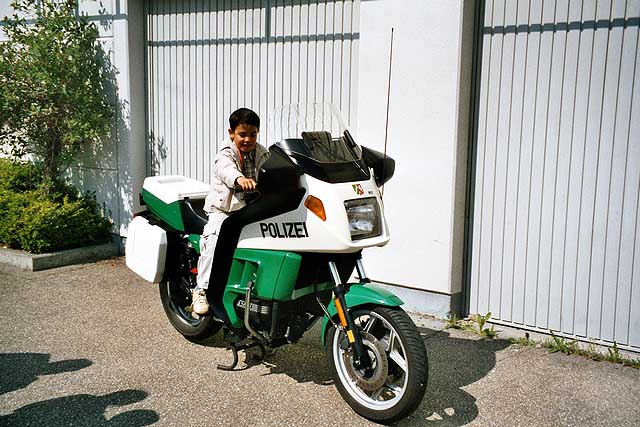 Kindergarten bei der Polizei