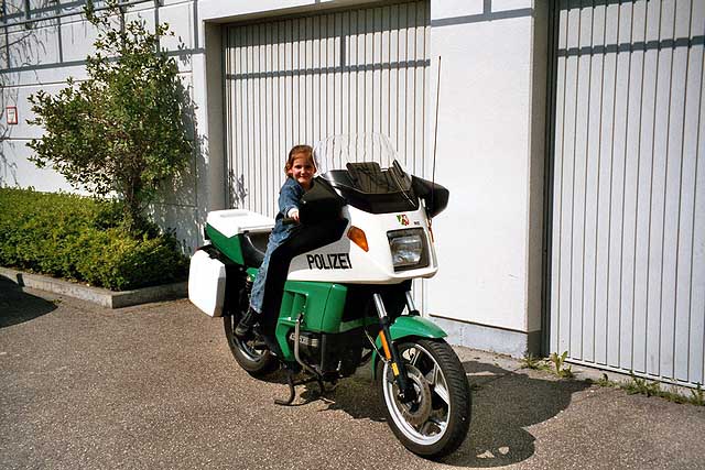 Kindergarten bei der Polizei