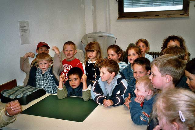 Kindergarten bei der Polizei