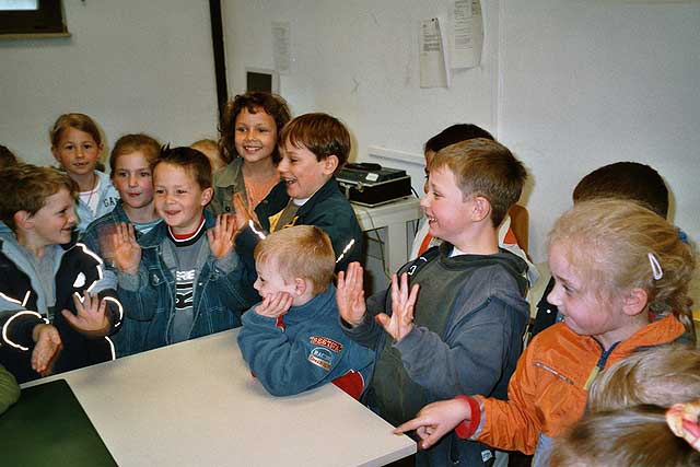 Kindergarten bei der Polizei