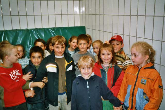 Kindergarten bei der Polizei