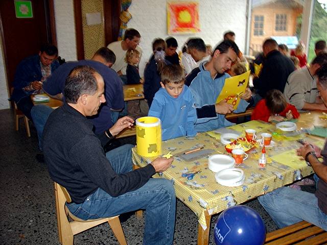 Laternen basteln 2005