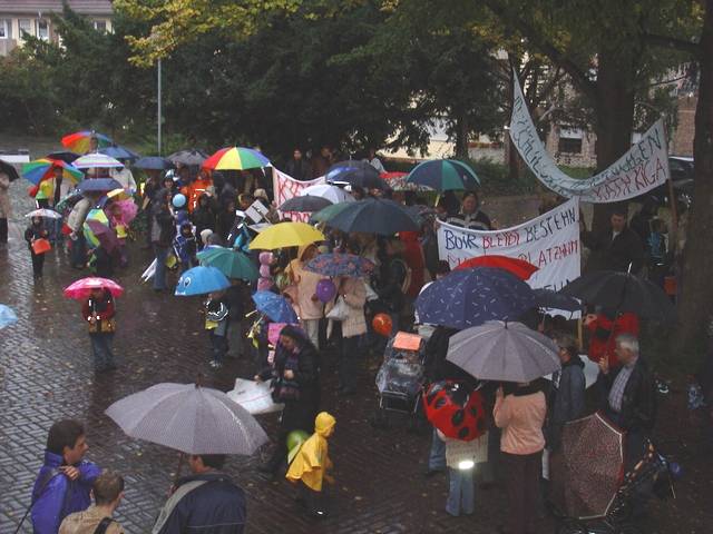 Protest gegen Kindergarten-Schlieung