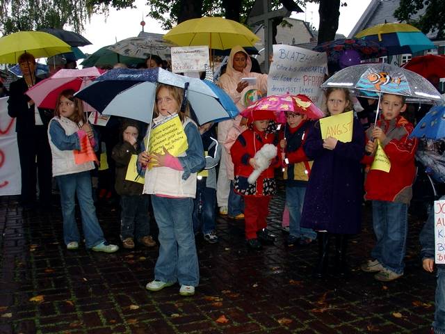 Protest gegen Kindergarten-Schlieung