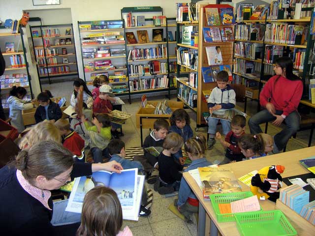 Kindergarten in der Bcherei