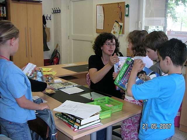 Klassenfhrung in der Bcherei