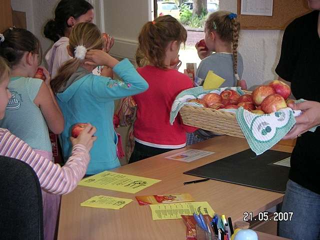 Klassenfhrung in der Bcherei