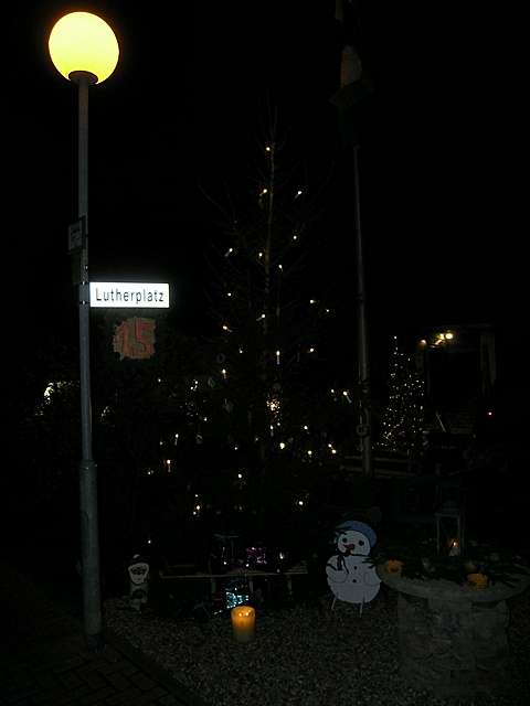 Adventsfenster Lutherstrae