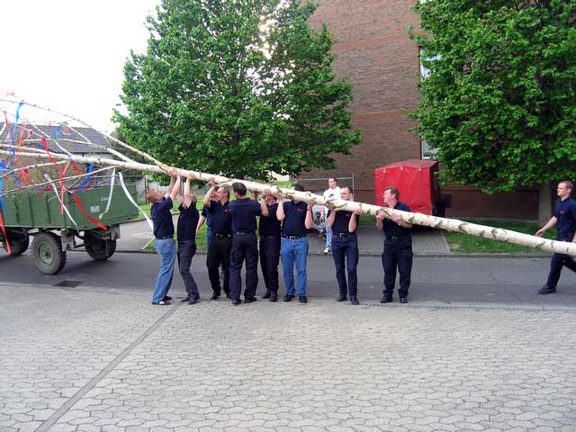 Maibaum 2004 der Feuerwehr