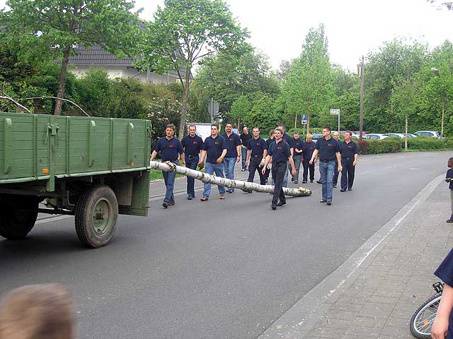 Maibaum 2005 der Feuerwehr