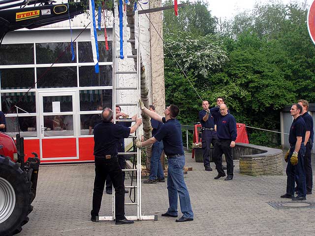 Maibaum 2005 der Feuerwehr