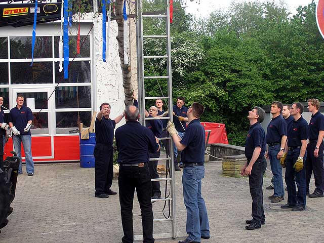 Maibaum 2005 der Feuerwehr