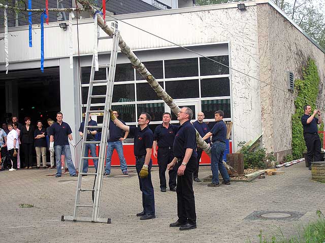 Maibaum 2005 der Feuerwehr