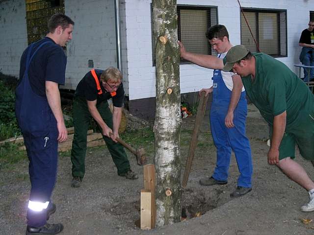 Maibaum 2007 der Jungschtzen