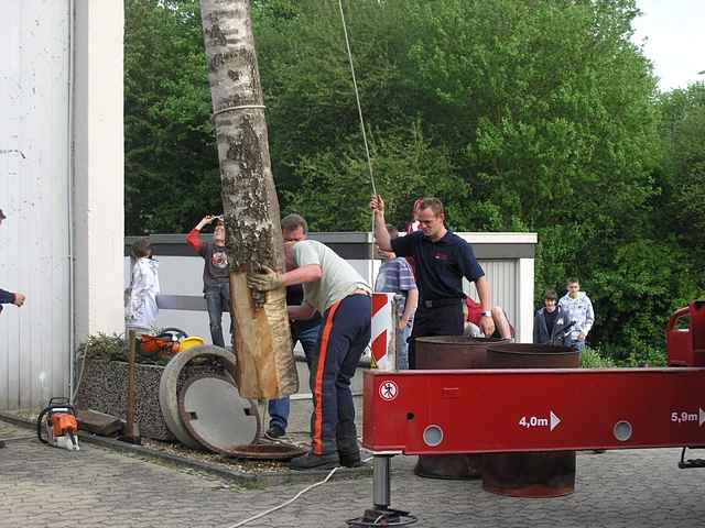 Maibaum der Feuerwehr