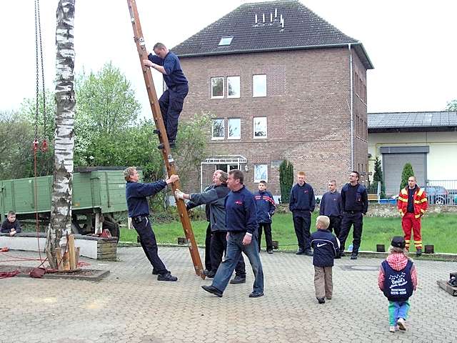 Maibaum 2006 der Feuerwehr