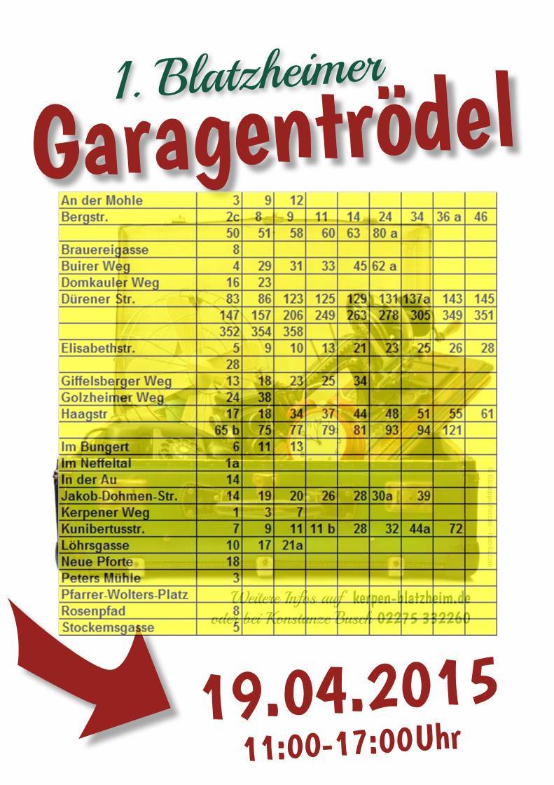 1. Blatzheimer Garagentrdel