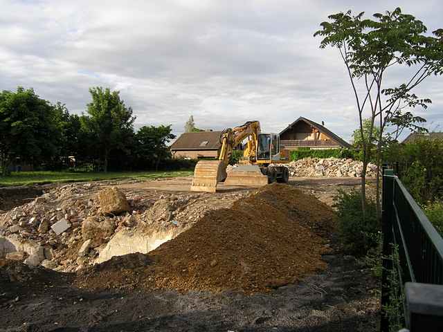 Kindergarten abgerissen