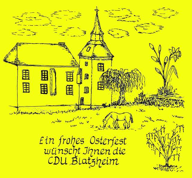 CDU-Rundschreiben zu Ostern