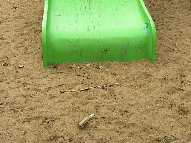 Scherben im Sand