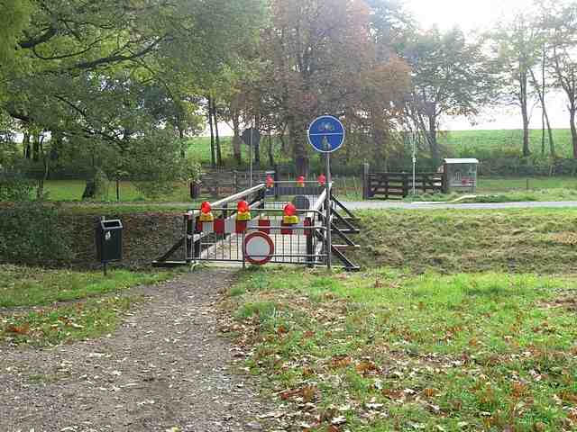 Neffelbachbrcke gesperrt