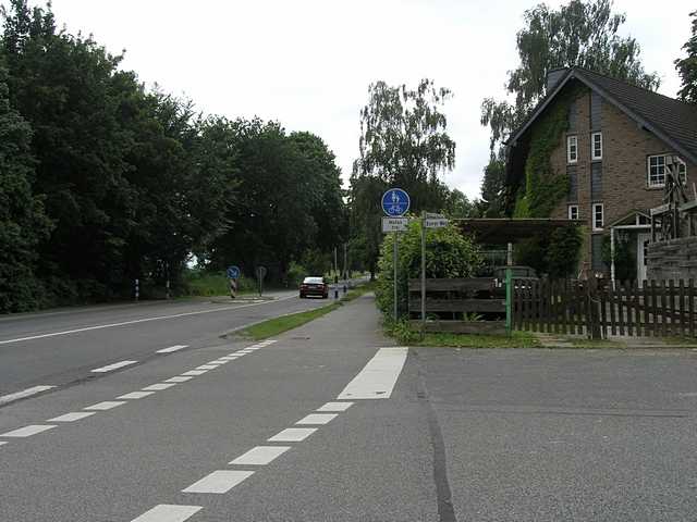 Unfallgefahr fr Radfahrer