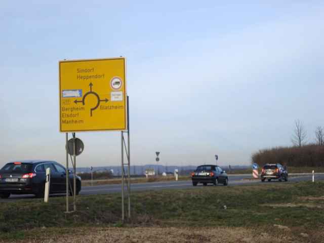 Wegweisung ndern