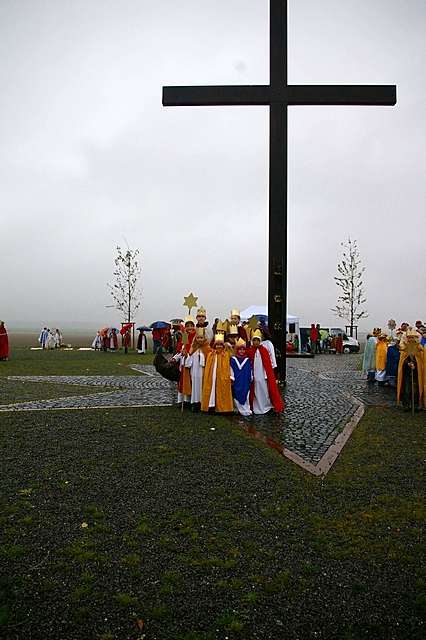 Sternsinger auf dem Papsthgel