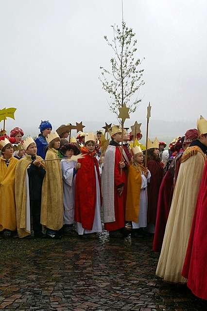 Sternsinger auf dem Papsthgel