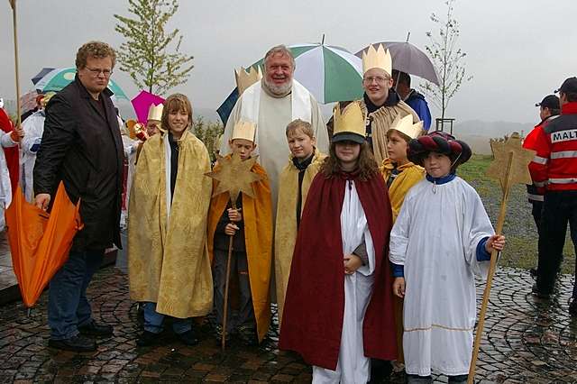 Sternsinger auf dem Papsthgel