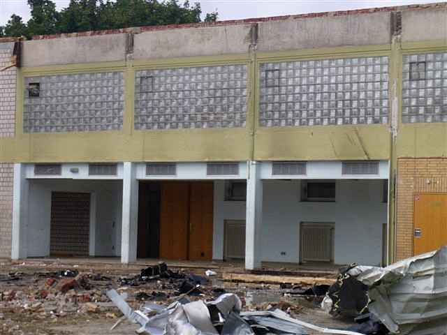 Abriss der Turnhalle