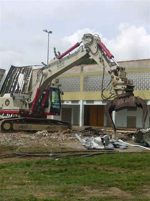 Abriss der Turnhalle