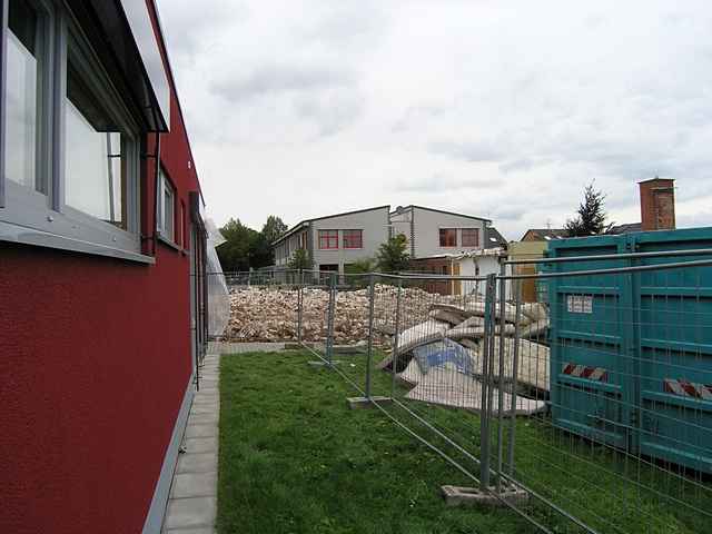 Abriss der Turnhalle