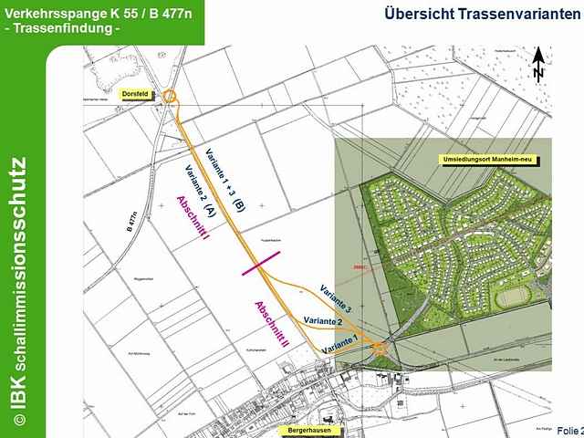 Verbindungsstrae Bergerhausen Dorsfeld