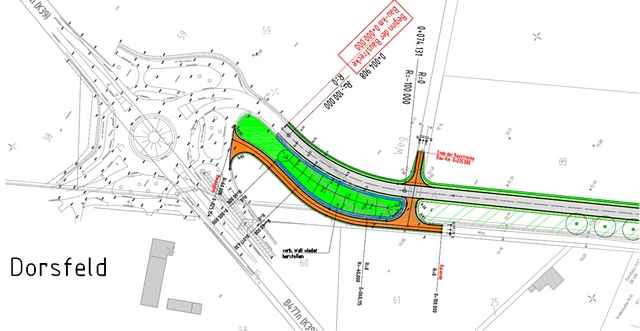 Verbindungsstrae Bergerhausen Dorsfeld