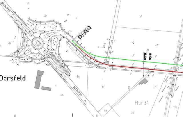 Verbindungsstrae Bergerhausen Dorsfeld