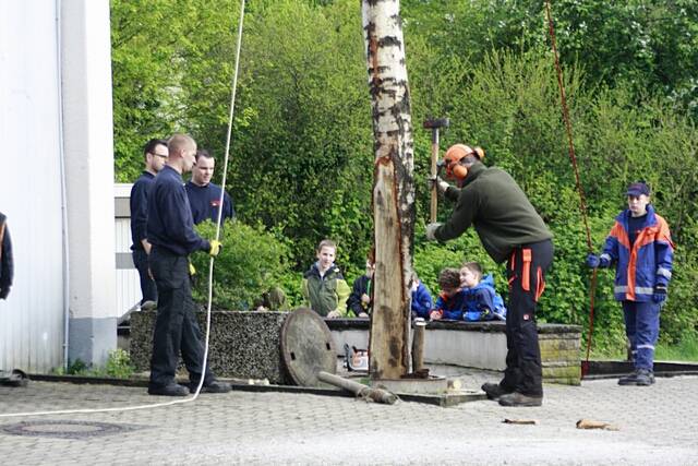 Maibaum der Feuerwehr