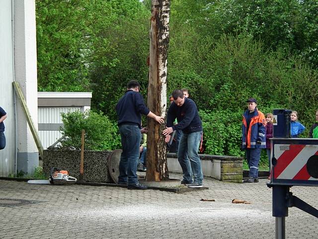 Maibaum der Feuerwehr