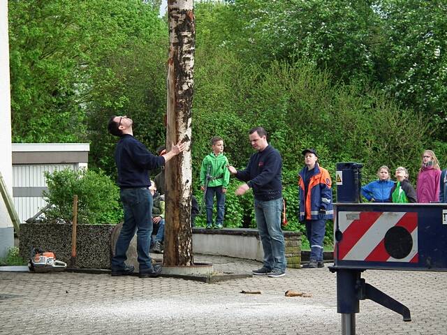 Maibaum der Feuerwehr