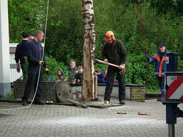 Maibaum der Feuerwehr