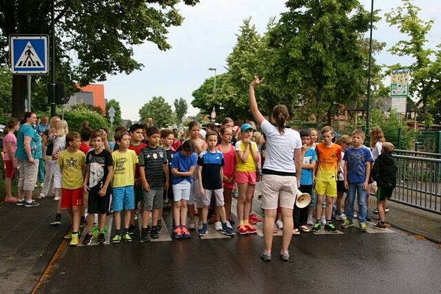 Sponsorenlauf der Grundschule