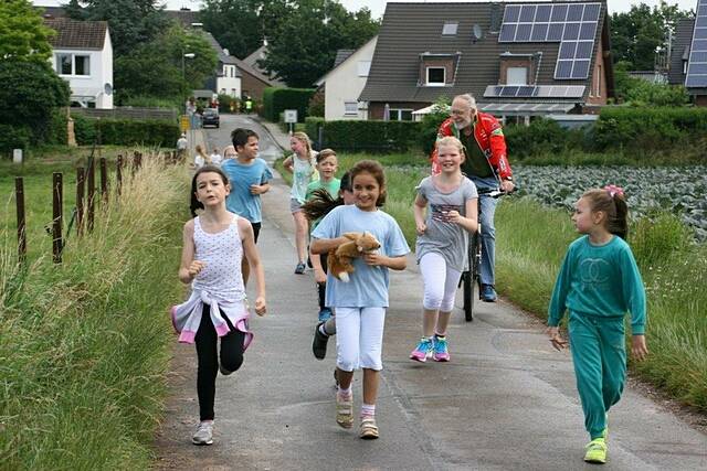 Sponsorenlauf der Grundschule