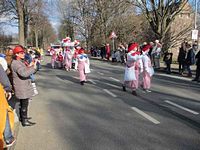 Karnevalszug 2014 - Bilder an der Kommandeursburg