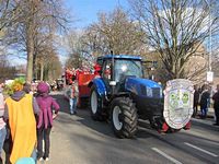 Karnevalszug 2014 - Bilder an der Kommandeursburg