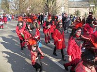 Karnevalszug 2014 - Bilder an der Kommandeursburg