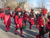 Karnevalszug 2014 - Bilder an der Kommandeursburg