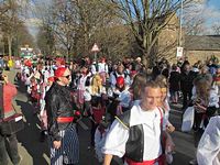 Karnevalszug 2014 - Bilder an der Kommandeursburg